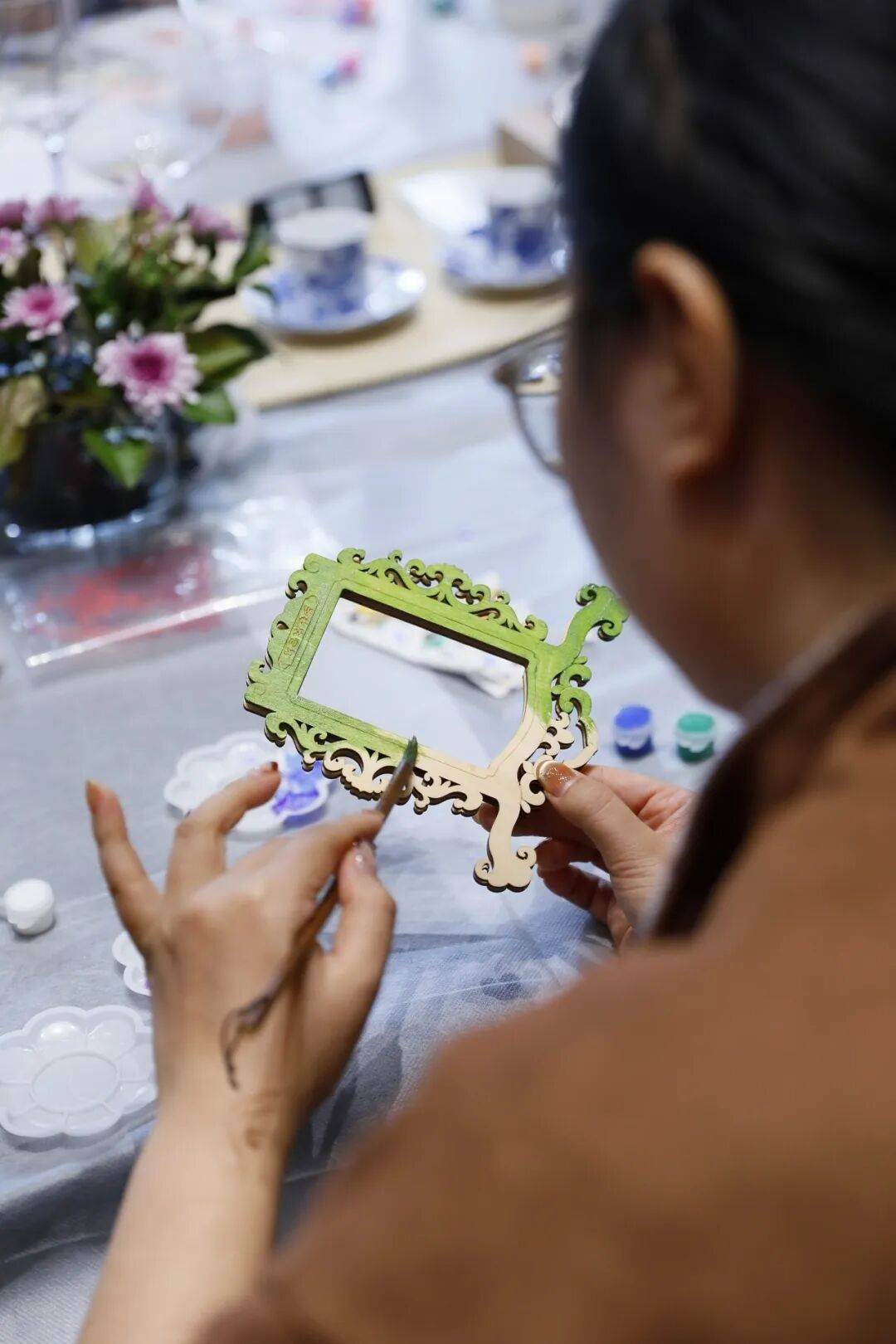 箱贴、珠绣纽扣胸针、get宋韵妆造出片绝绝子开元ky棋牌【报名】活动上新！DIY押花冰(图25)